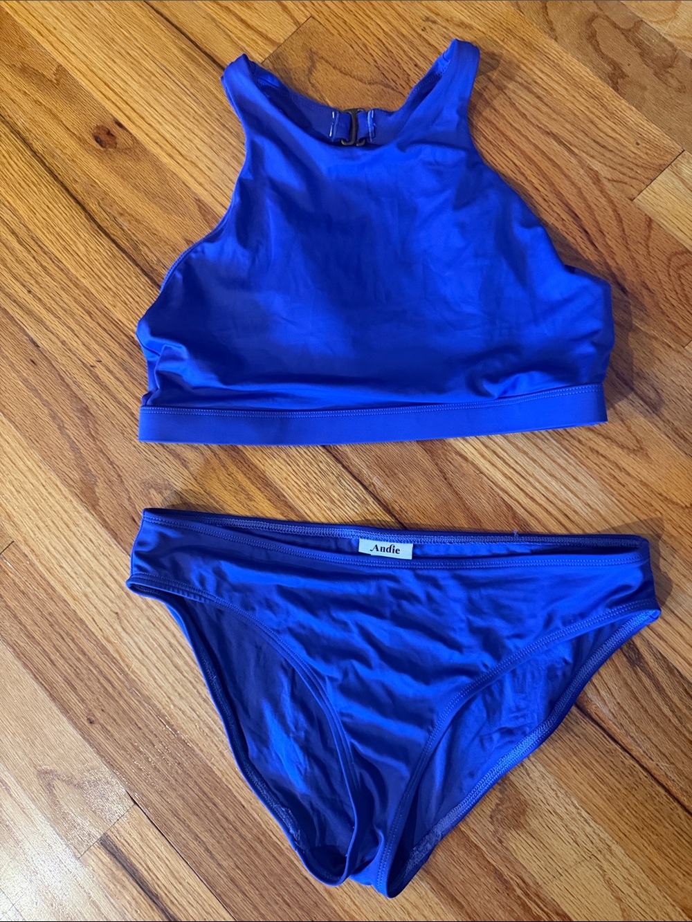 Andie high neck two piece